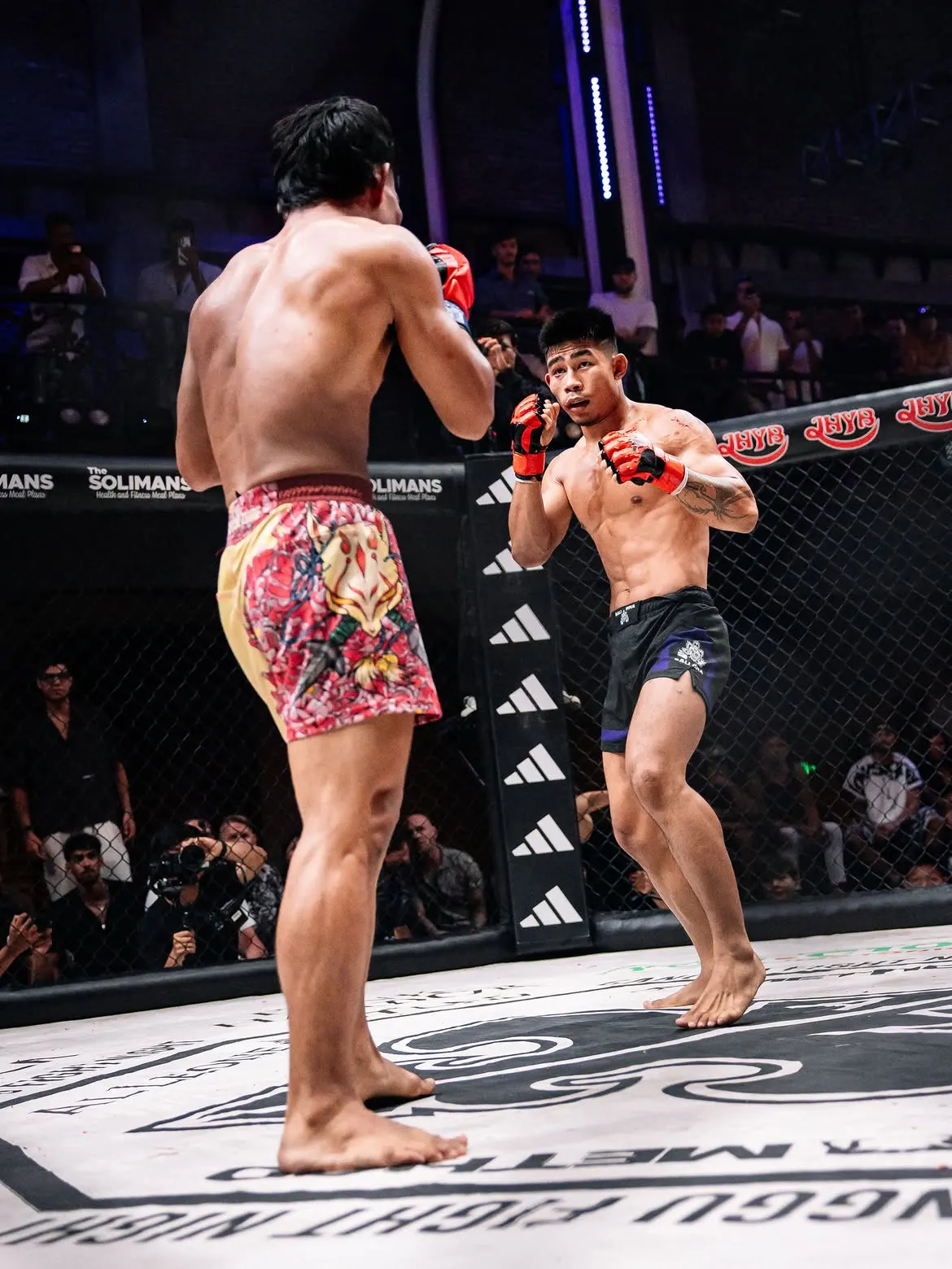 Niranjan Phanjoubam competing at Canggu Fight Night 40 in Bali